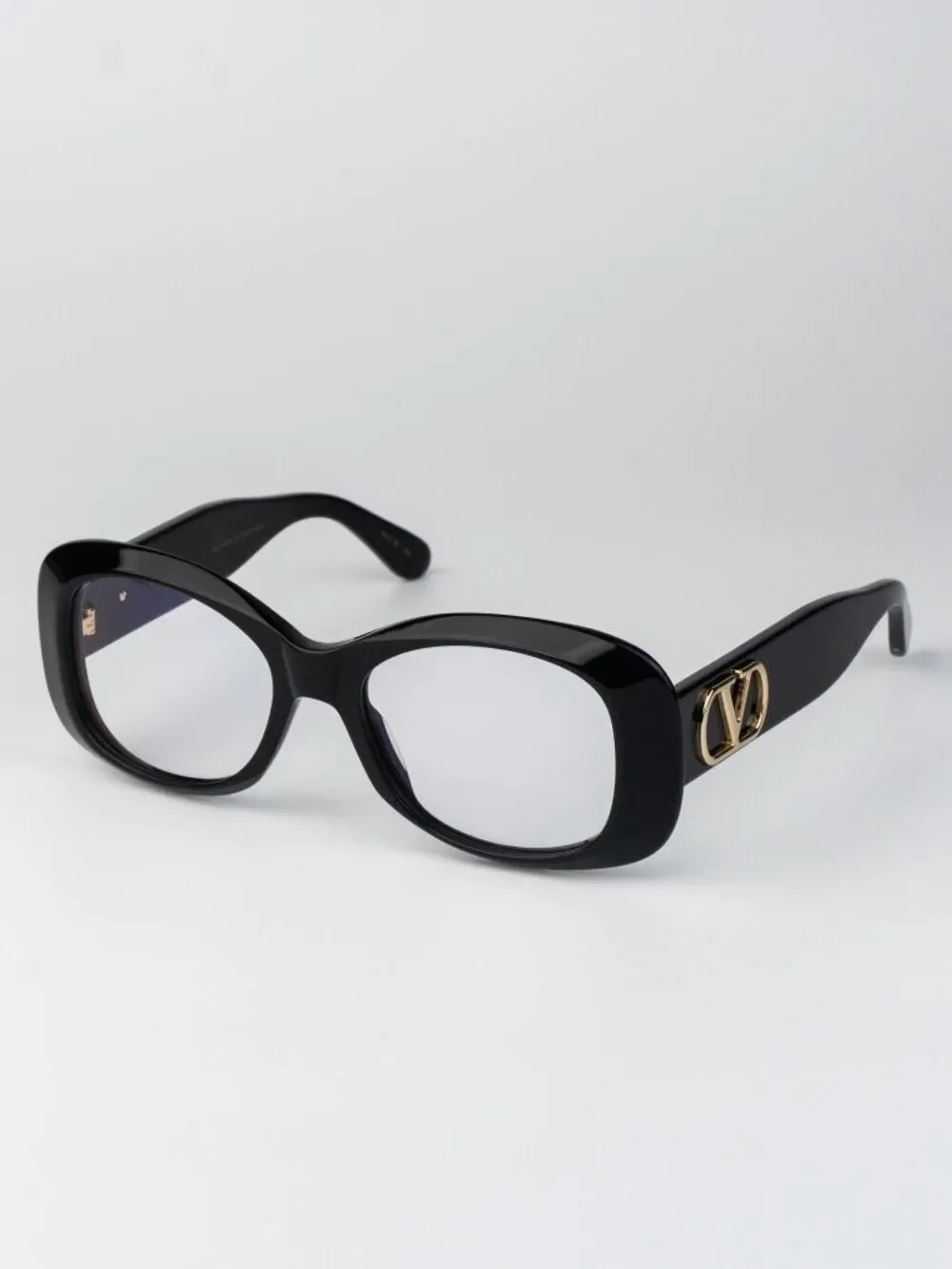 Valentino Women Eyeglasses Black Rectangle VLX-181 A